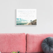 Römer 10:14-15 Wie dann sollen sie ihn anrufen Leinwanddruck (Insitu (Wohnzimmer))