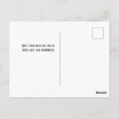 Römer 10,15 Geburtstagspostkarte Postkarte (Rückseite)