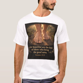 Römer 10,15 und Evangelium T-Shirt