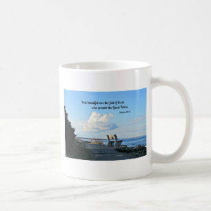 Römer 10:15 Wie schön sind die Füße ... Kaffeetasse