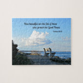 Römer 10:15 Wie schön sind die Füße ... Puzzle (Horizontal)