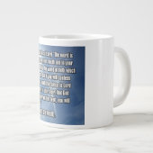 Römer 10:8-9 WEBU Mug Jumbo-Tasse (Vorderseite Rechts)