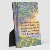 Römer 10:9 Plaque Fotoplatte (Seite)