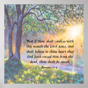 Römer 10:9 poster
