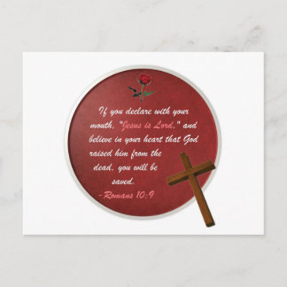 Römer 10:9 postkarte