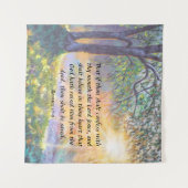 Römer 10:9 wandteppich (Vorderseite (Horizontal))