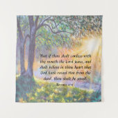 Römer 10:9 wandteppich (Vorderseite)