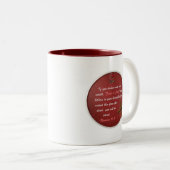 Römer-10:9 Zweifarbige Tasse (VorderseiteRechts)