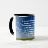 Römer 11:33,34 Oh, die Tiefe der Reichtümer beide Tasse (Vorderseite Links)