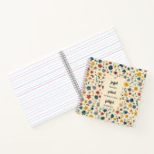 Römer 12:12 Blumenfelder SpiralNotebook Notizblock (Innenseite)