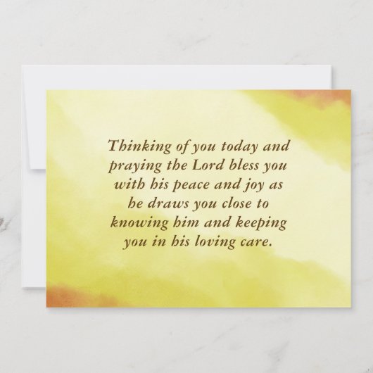 Römer 12:12 Christliche Bibelkarte in Hoffnung (Rückseite)