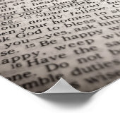 Römer 12:12 [Drucken] Poster (Ecke)