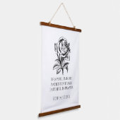 Römer 12:12 Hanging-Zeichen aus Holz, Bibelverse-W Wandteppich Mit Holzrahmen (Gewinkelt)