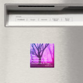 Römer 12:12 Inspirational Bible Verse Magnet (In Situ (Geschirrspüler))