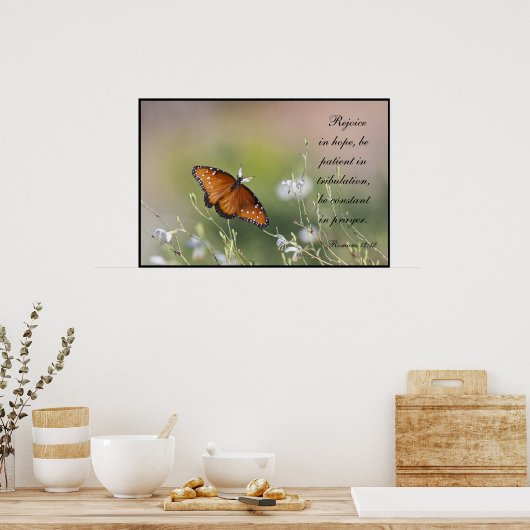 Römer 12:12 poster (Küche)