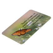 Römer 12:12 Schmetterling Magnet (Linke Seite)