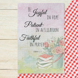 Römer 12:12 Seid froh in Hope Bible verse Puzzle
