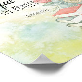 Römer 12:12 Seien Sie in Hoffnung glücklich, treu  Poster (Ecke)