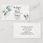 Römer 12:12 Seien Sie in Hoffnung glücklich, treu  Visitenkarte (Vorne/Hinten)