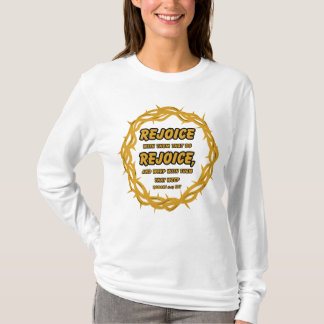 Römer 12:15 Bibelschrift Frauen-Langschläfer T-Shirt