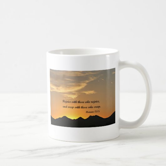 Römer 12:15 kaffeetasse (Rechts)