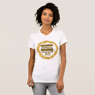 Römer 12:15 KJV Bibelschrift Verse Frauen T-Shirt