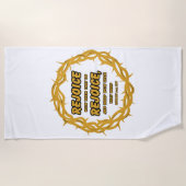 Römer 12:15 KJV Bible Scripture Verse Strandtuch (Vorderseite)