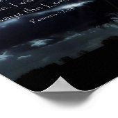 Römer 12:19 VENGEANCE | Löwe und Blitz Poster (Ecke)