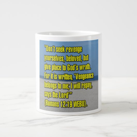 Römer 12:19 WEBU Tasse (Vorderseite)
