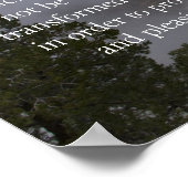 Römer 12:1-2 Poster (Ecke)