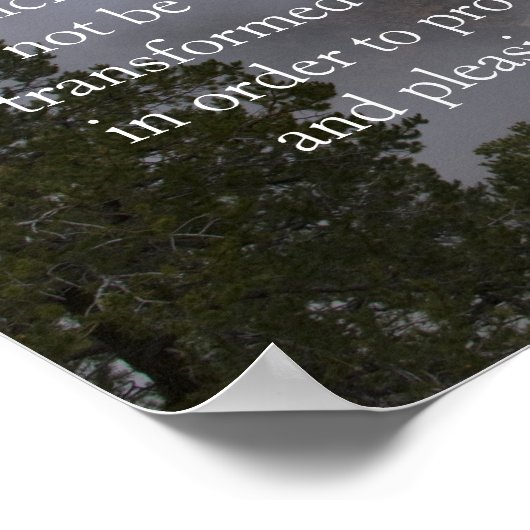 Römer 12:1-2 Poster (Ecke)