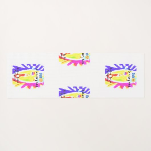 Römer 12:1 LK Yoga Mat - Verehrung in Bewegung Yogamatte (Rückseite (Horizontal))