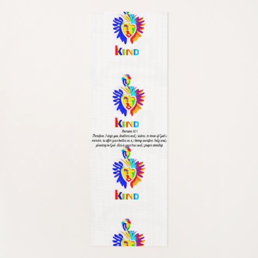 Römer 12:1 LK Yoga Mat - Verehrung in Bewegung Yogamatte (Vorderseite)