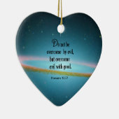 Römer-12:21 Keramik Ornament (Rechts)