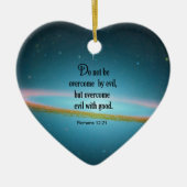 Römer-12:21 Keramik Ornament (Vorne)