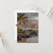 Römer 12:21 KJV Bible Verse Pic Flat Gruß Karte (Vorderseite/Rückseite Beispiel)