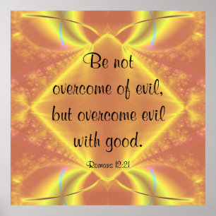 Römer 12:21 Poster