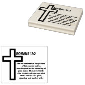 Römer 12:2 Briefmarke NIV Bibel Verse Kautschuk Gummistempel (Stempel)