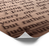 Römer 12:2 [Drucken] Poster (Ecke)