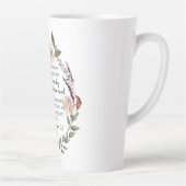 Römer 12:2 Entsprechen Sie nicht dem Muster Floral Milchtasse (Rechts)