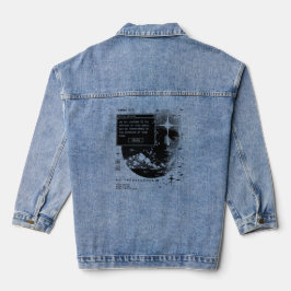 Römer 12:2 Erneuere Deinen Geist System-Meldungsal Jeansjacke