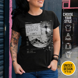 Römer 12:2 Erneuere Deinen Geist System-Meldungswa Große Größe T-Shirt