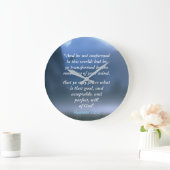 Römer 12:2 große wanduhr (Zuhause)