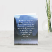 Römer 12:2 karte (Vorderseite)