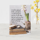 Römer 12:2 Mit dieser Welt nicht übereinstimmen Karte (Gelbe Blume)