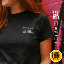 Römer 12:2 Neuer Lebensstil für Christen Minimalis T-Shirt