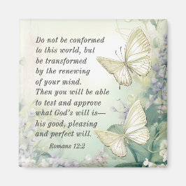 Römer 12:2 Nicht mit dieser Weltbibel übereinstimm Magnet