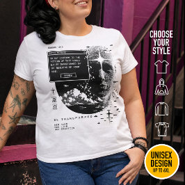 Römer 12:2 Passt euch nicht an Christian Retrowave Große Größe T-Shirt