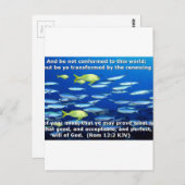 Römer 12:2 postkarte (Vorne/Hinten)