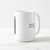 Römer 12:2 Schwarz-Weiß-Computer-Warnfenster Kaffeetasse (VorderseiteRechts)